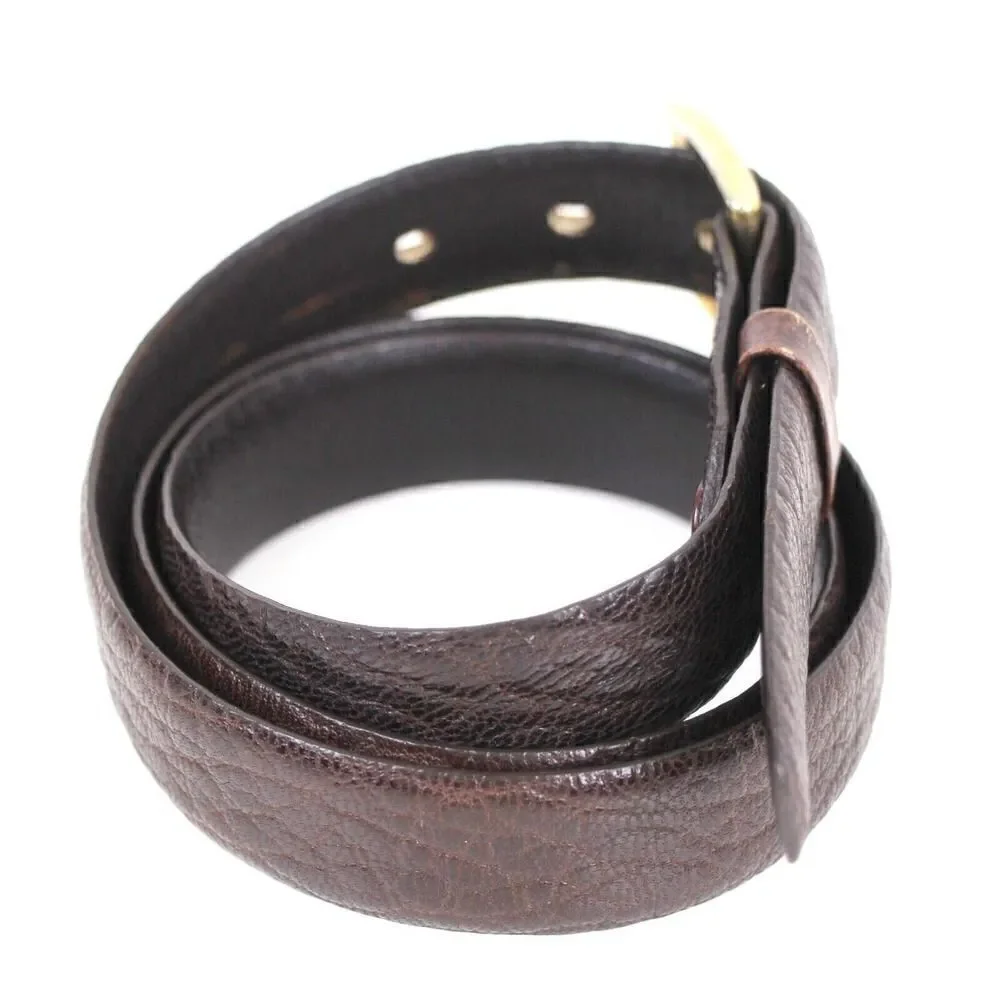 VTG GETCHI GOAT BROWN GENUINE LEATHER 7/8